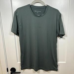 7 Diamonds 7D Core Crew Neck T Shirt Men's Size S SS Performance Stretch Olive